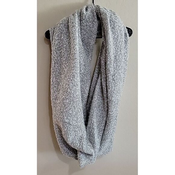 Accessories - Infinity womens scarf grey warm polyester‎ soft